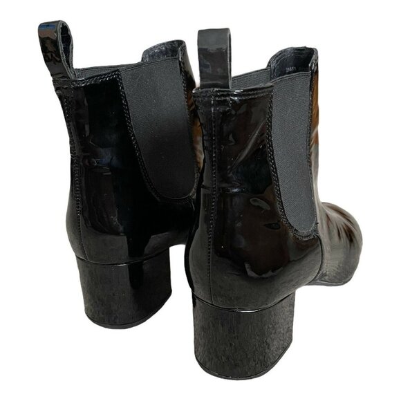 Office 39 Love Bug Block Heel Chelsea Boots Black - Picture 4 of 9